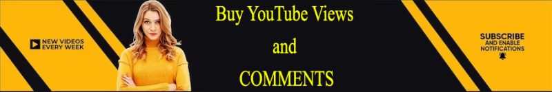 YouTube Views and COMMENTS